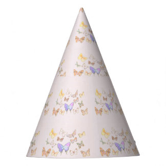 Chapeaux De Fêtes Casquette de la fête des papillons roses