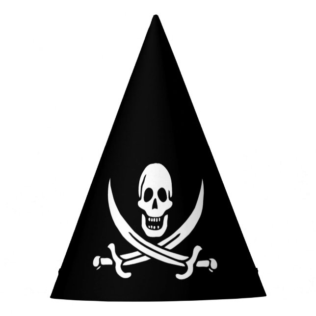 Chapeaux De Fêtes Casquette de la fête du crâne pirate (Devant)