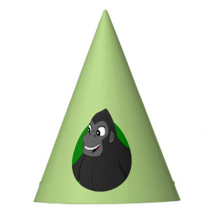Chapeaux De Fêtes Casquette de la fête du dessin animé de Gorilla