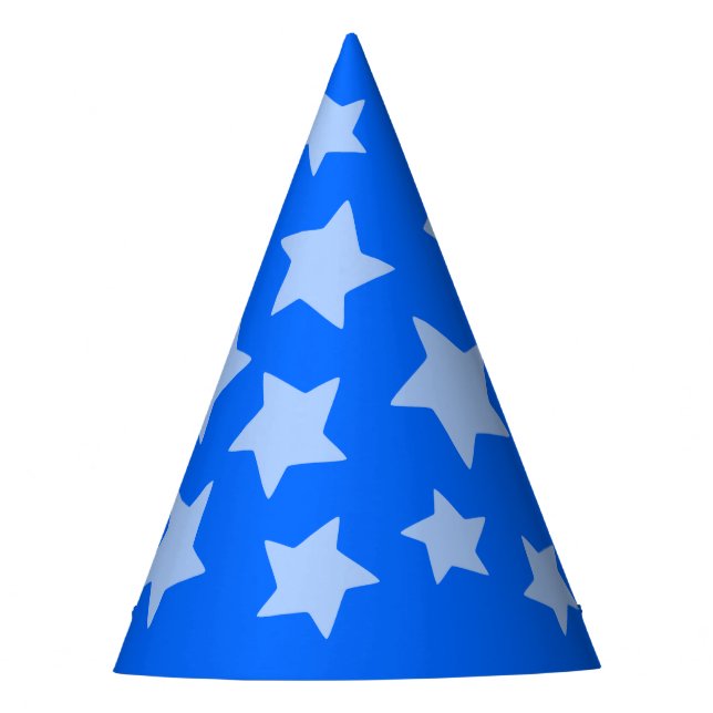 Chapeaux De Fêtes Casquette de la Fête Magique Blue Stars (Devant)