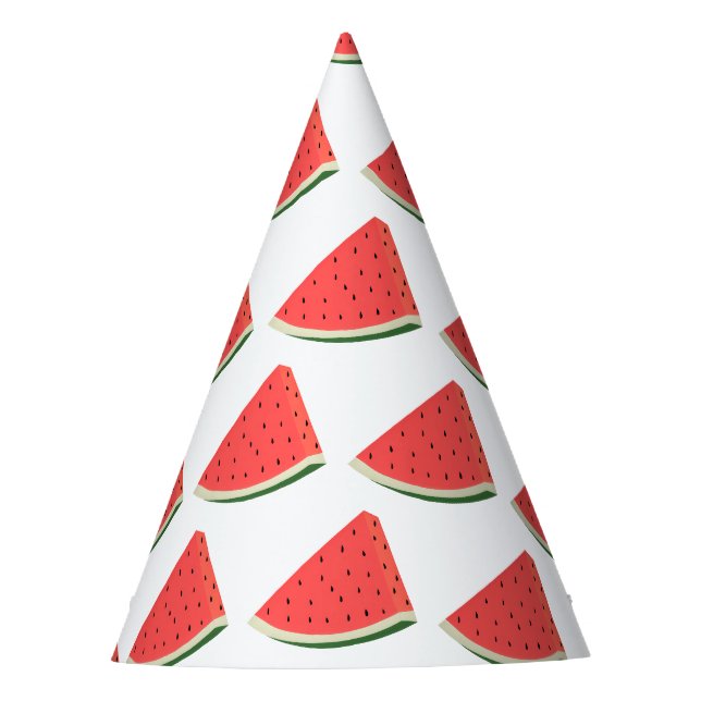 Chapeaux De Fêtes Casquette de la partie papier de pastèque douce (Devant)