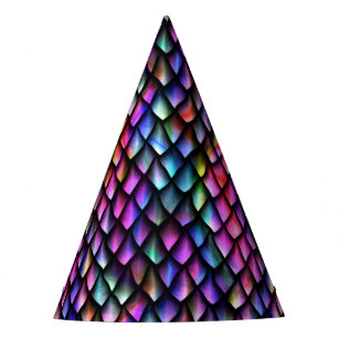 Chapeaux De Fêtes Casquette de la partie Rainbow Dragon Scales