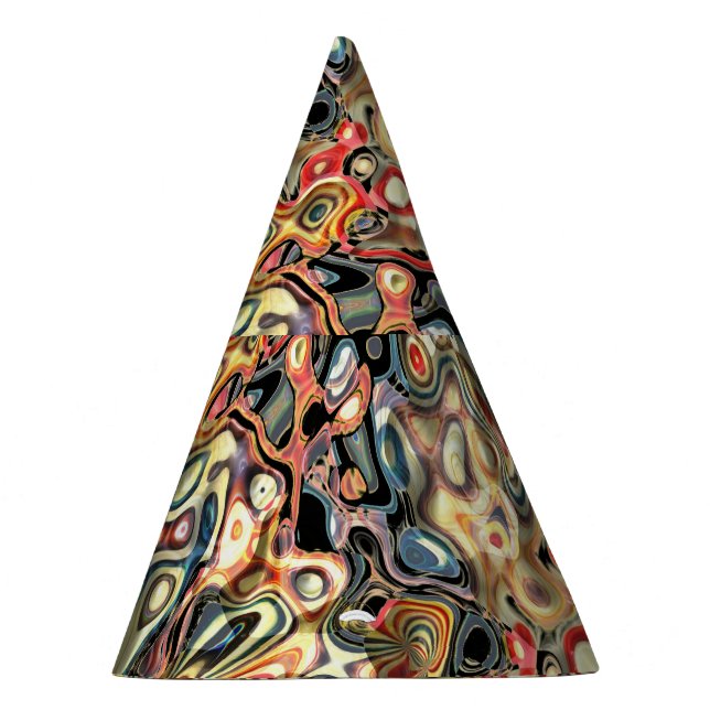 Chapeaux De Fêtes Casquette de la soirée Art Abstrait (Droite)