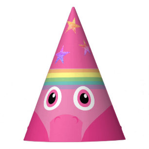 Chapeaux De Fêtes Casquette de la soirée Costume visage rose arc-en-