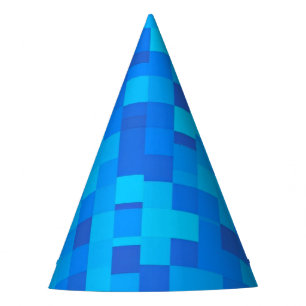 Chapeaux De Fêtes Casquette de la soirée Pixel bleu