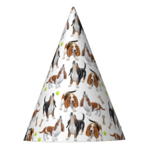 Chapeaux De Fêtes Casquette de partie de chiens d'hurlement Basset