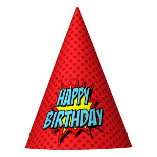 Chapeaux De Fêtes Casquette de partie de super héros - joyeux