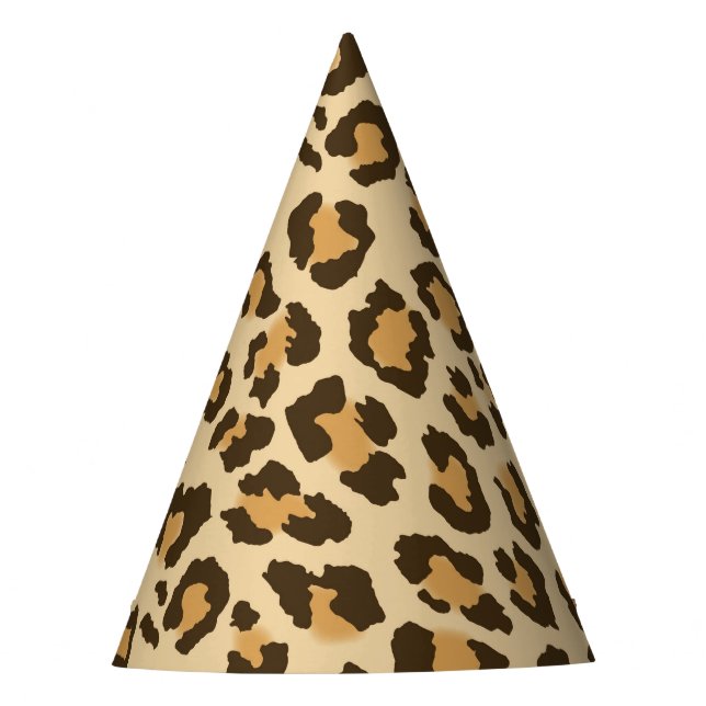 Chapeaux De Fêtes Casquette de partie d'empreinte de léopard (Devant)