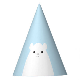 Chapeaux De Fêtes Casquette de partie d'ours blanc