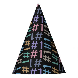 Chapeaux De Fêtes casquette de partie Motif "# 1"