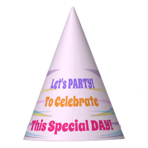 Chapeaux De Fêtes Casquette de partie rose personnalisé