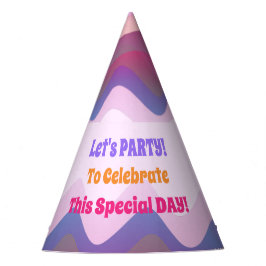 Chapeaux De Fêtes Casquette de partie rose personnalisé