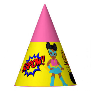Chapeaux De Fêtes Casquette du Black Superhero Party