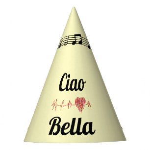 Chapeaux De Fêtes Casquette du parti Ciao Bella