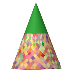 Chapeaux De Fêtes Casquette du parti Green Harlequin
