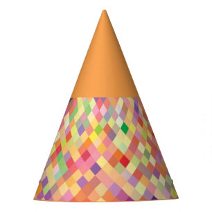 Chapeaux De Fêtes Casquette du parti Orange Harlequin