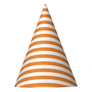 Chapeaux De Fêtes Casquette du parti Orange Stripe d'Halloween