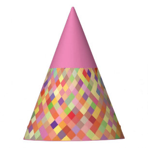 Chapeaux De Fêtes Casquette du parti Pink Harlequin