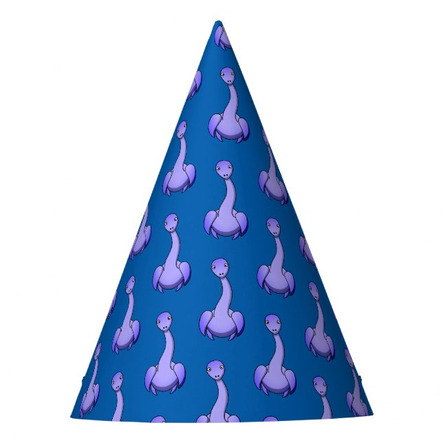 Chapeaux De Fêtes Casquette du parti Purple Dino (Devant)