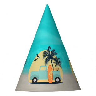 Chapeaux De Fêtes Casquette du Surfing Retro Party