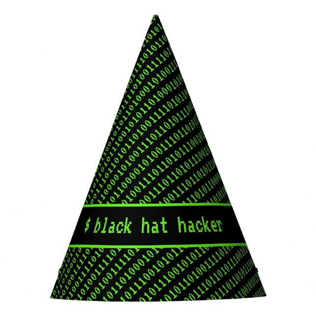 Chapeaux De Fêtes Casquette noir Hacker plus facile Halloween costum (Devant)