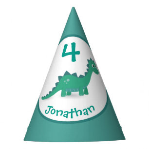 Chapeaux De Fêtes Casquette personnalisé par dinosaure de fête