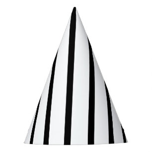 Chapeaux De Fêtes Casquette rayé noir et blanc de partie