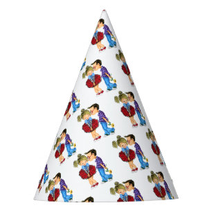 Chapeaux De Fêtes Casquette romantique du parti Couple