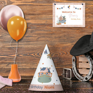 Chapeaux De Fêtes Casquettes Anniversaires de enfants du groupe du p