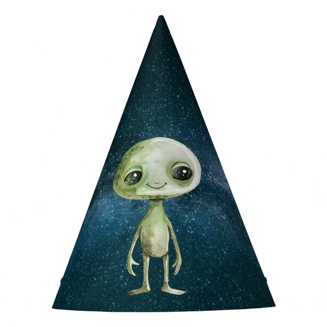 Chapeaux De Fêtes Casquettes de fête d'anniversaire Alien (Devant)