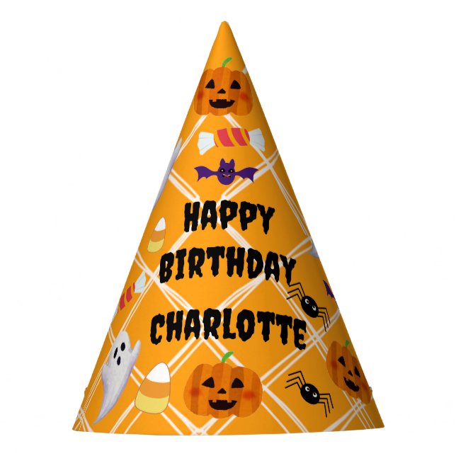Chapeaux De Fêtes Casquettes de fête d'anniversaire d'Halloween (Devant)
