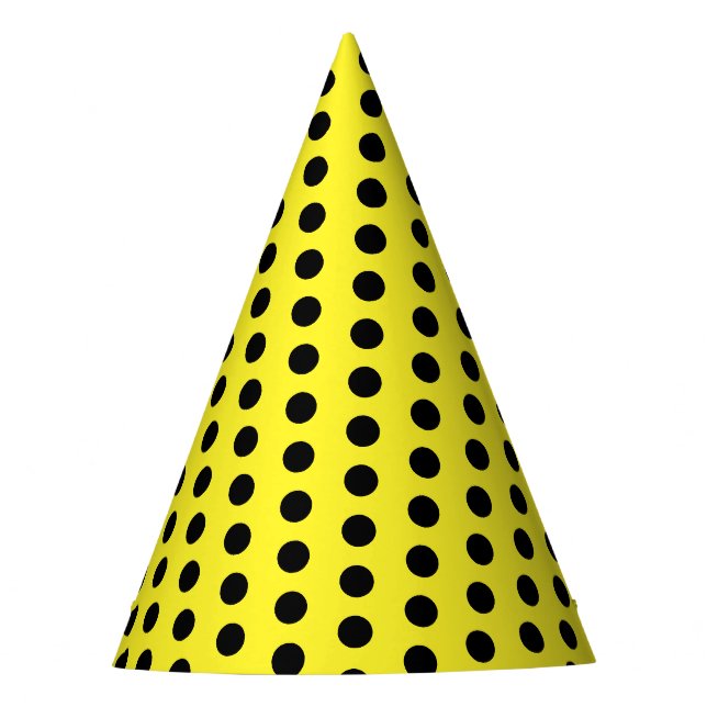 Chapeaux De Fêtes Casquettes de la fête Black Dot (Devant)
