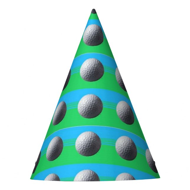 Chapeaux De Fêtes Casquettes du Golf Ball (Devant)