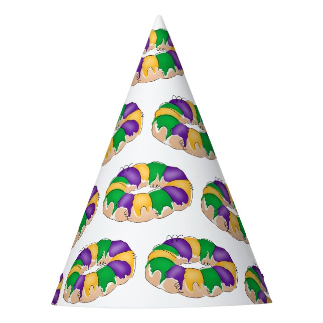 Chapeaux De Fêtes Casquettes du King Cake Party (Devant)