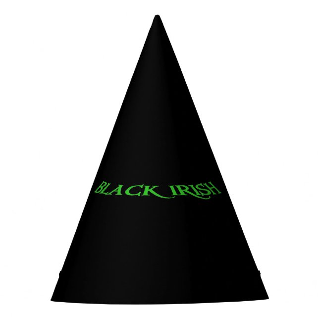 Chapeaux De Fêtes Casquettes du parti irlandais noir (Devant)