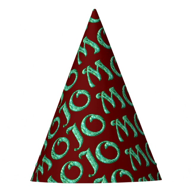 Chapeaux De Fêtes Casquettes du parti Mojo rouge (Devant)