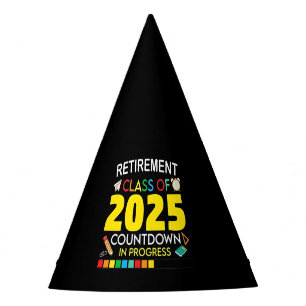 Chapeaux De Fêtes Catégorie de retraite du compte à rebours 2025 en