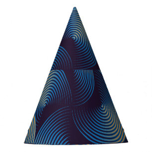 Chapeaux De Fêtes Cercles métalliques illusion optique, patte transp
