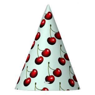 Chapeaux De Fêtes Cerises rouges sucrées