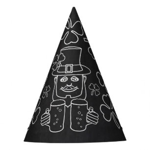 Chapeaux De Fêtes Chalkboard Leprechaun, Saint Patrick's Day