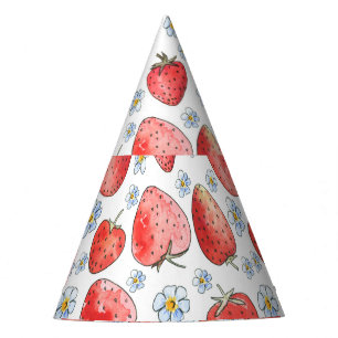 Chapeaux De Fêtes Champs de fraises : Fraîcheur d'été