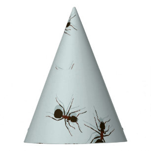 Chapeaux De Fêtes Chaotique Red Ants Motif élégant
