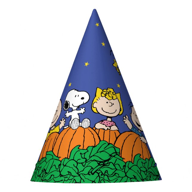 Chapeaux De Fêtes Charlie Brown et Gang Citrouille 1er anniversaire (Devant)