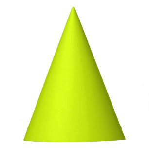 Chapeaux De Fêtes Chartreuse Jaune (couleur unie) 