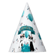 Chiens cools joyeux anniversaire