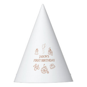 Chapeaux De Fêtes Cirque d'anniversaire pour le premier anniversaire