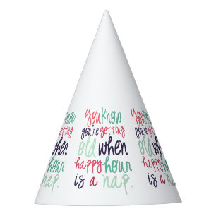 Chapeaux De Fêtes Citation Amusante Disant Avoir Du Vieux Humour