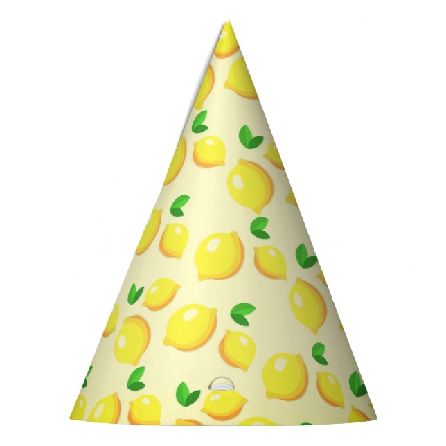 Chapeaux De Fêtes Citron jaune frais (Gauche)