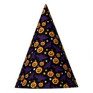 Chapeaux De Fêtes citrouille noir et chauve-souris halloween Anniver