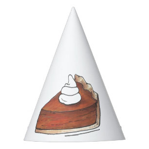 Chapeaux De Fêtes Classic Citrouille Pie Slice Thanksgiving Dîner